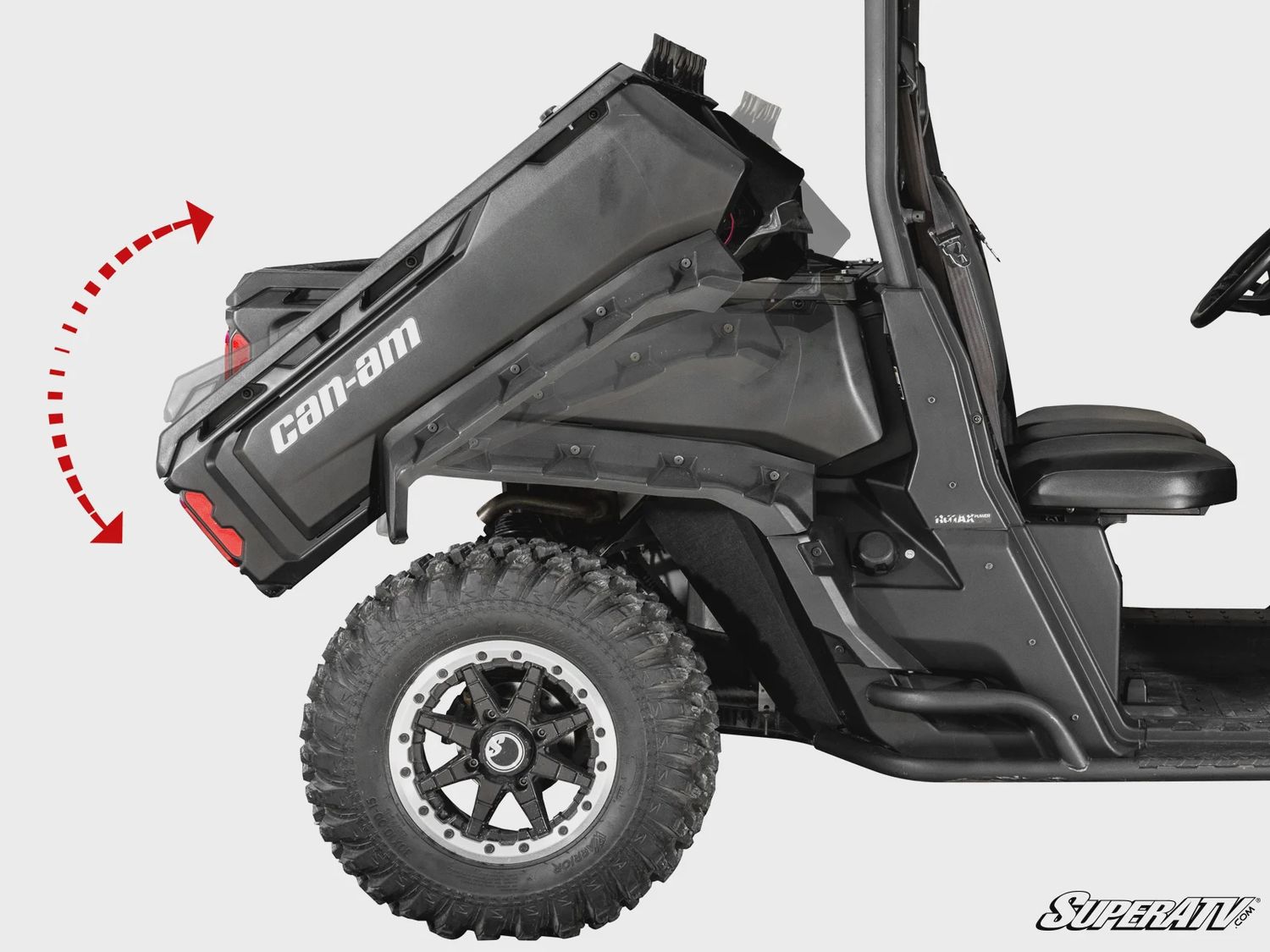 Superatv Can-Am Defender Electric Dump Bed Kit