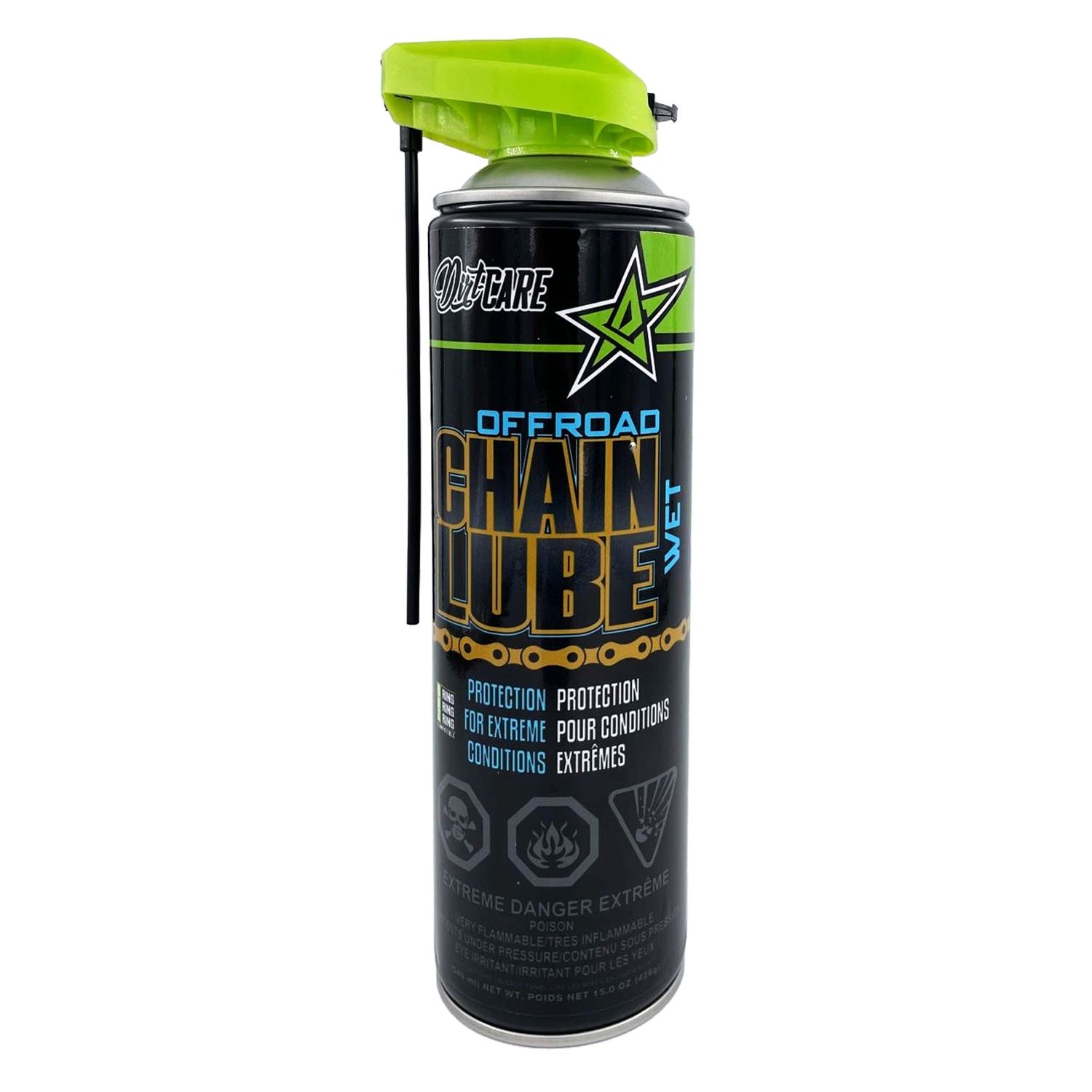 Dirt-Care Offroad Chain Lube, Option: 540ml Wet