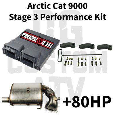 DG Custom Atv Arctic Cat 9000 Stage 3 Performance Kit +80HP