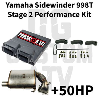 DG Custom Atv Yamaha Sidewinder 998T Stage 2 Performance Kit +50HP