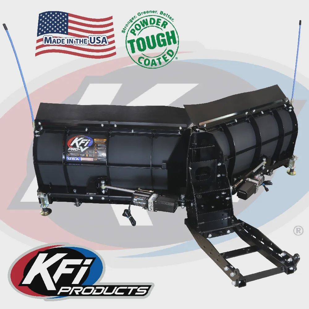 KFI V Blade Plow System With Dash Rocker Control Kit