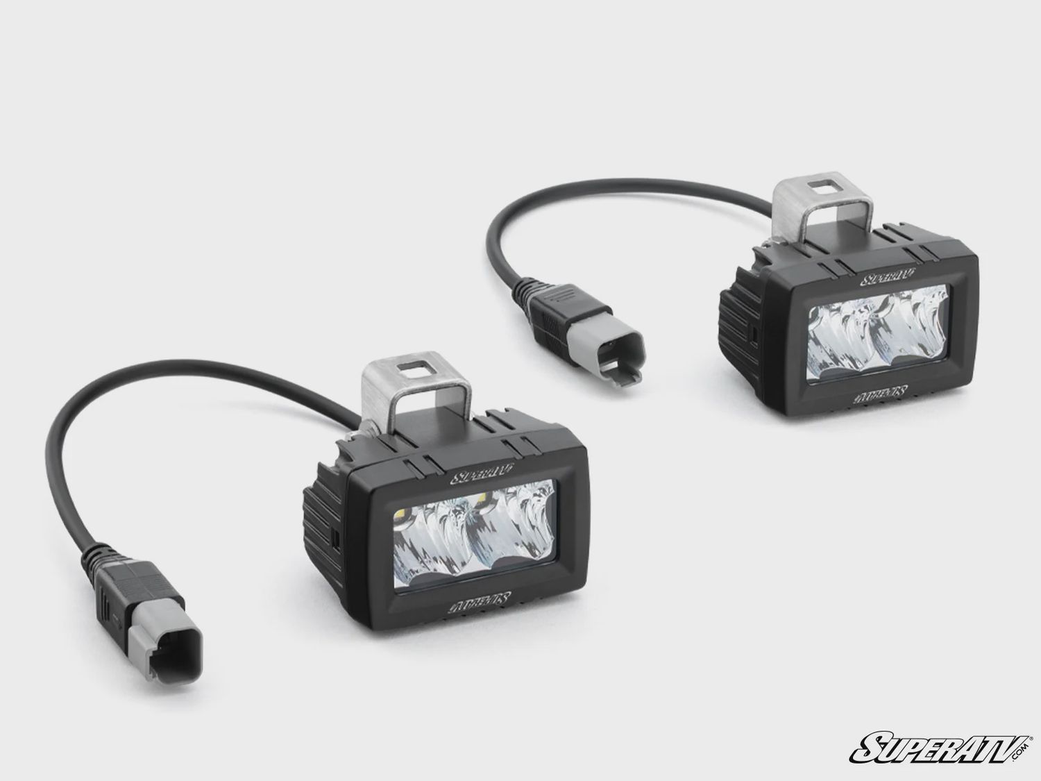 Superatv 3&quot; x 1.5&quot; Single-Row LED Cube Lights (Set of 2)
