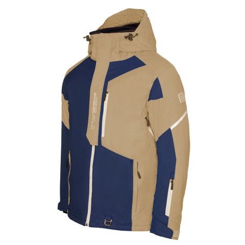 Sweep Recon Snowmobile Jacket (Dark Blue/Sand)