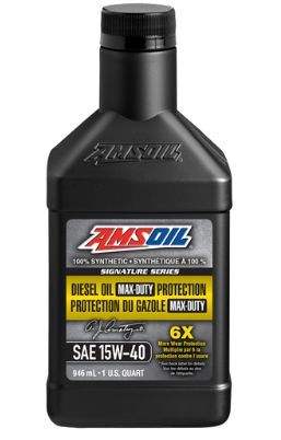 Amsoil Signature Series 15W-40 100% Synthetic Max-Duty Diesel Oil, Size: 946ml