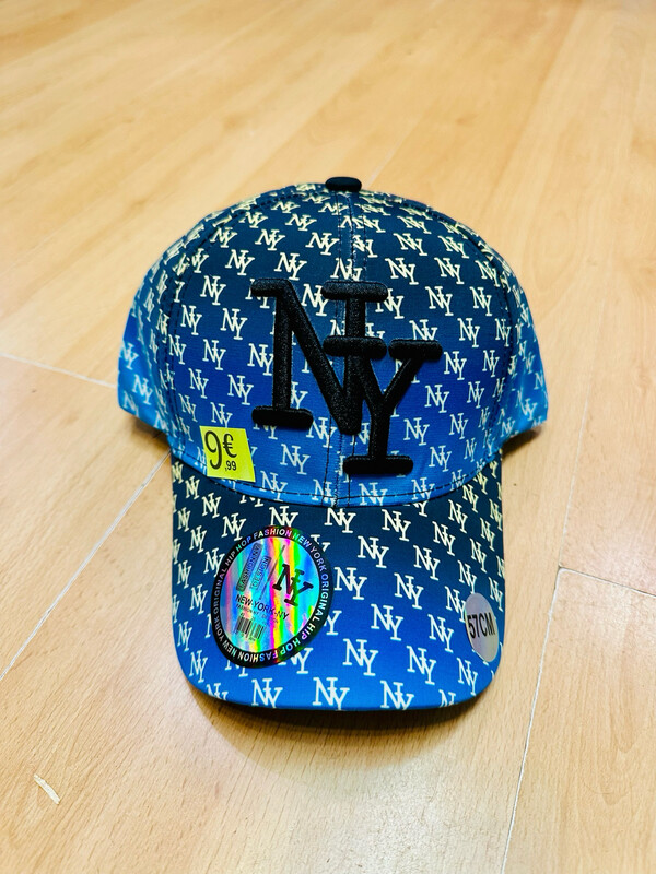 Casquette NY dégradée bleu 🧢 baseball Hip-hop original fashion