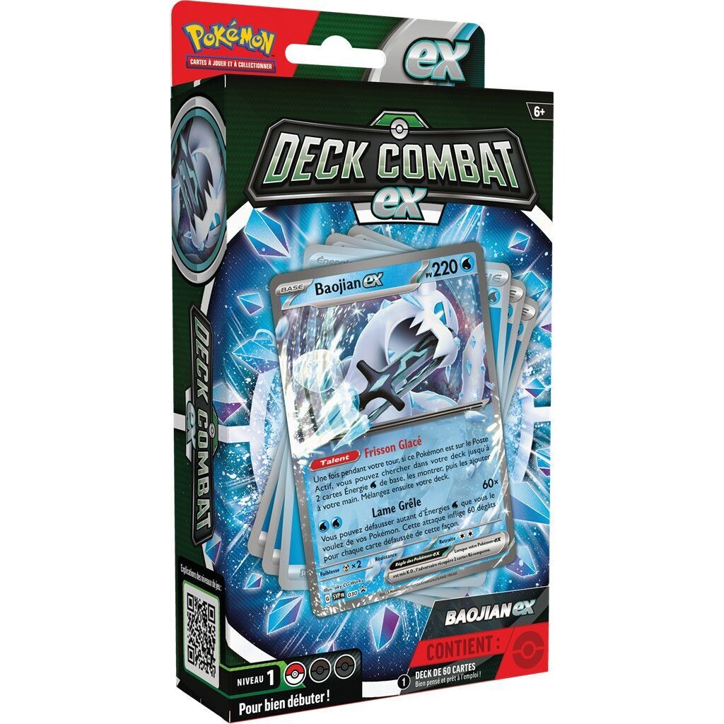 KIT INITIATION POKEMON Q2 - DECK DE COMBAT - BAOJIAN OU TINKATON - MODELE ALEATOIRE - DES 6 ANS