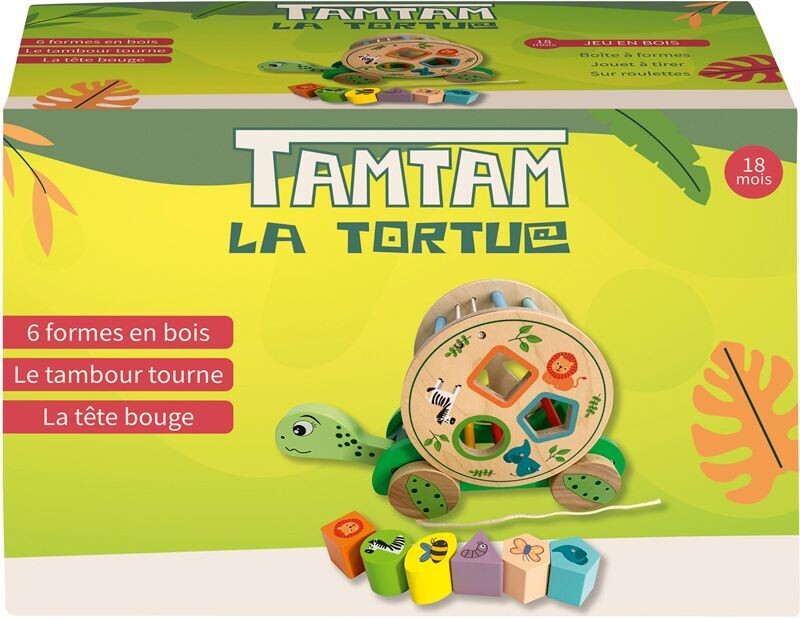 TAMTAM LA TORTUE - DES 18 MOIS