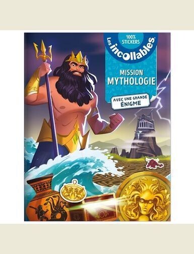 LES INCOLLABLES - MISSION MYTHOLOGIE - MES ENIGMES EN STICKERS - EL GUNTO