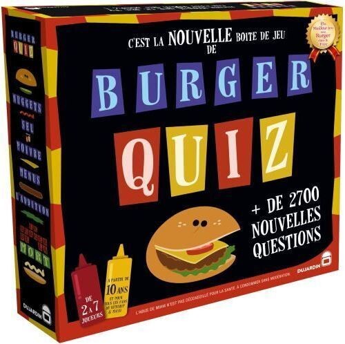 JEU BURGER QUIZZ - DES 10 ANS