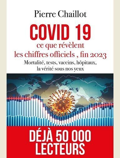 COVID 19, CE QUE REVELENT LES CHIFFRES OFFICIELS FIN 2023 - MORTALITE, TESTS, VACCINS, HOPITAUX, LA - SORTIE LE 03/01/2024 - 
CHAILLOT PIERRE