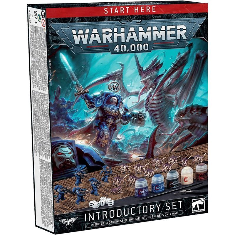 Set d’introduction jeu Warhammer 40.000 avec figurines à assembler et à peindre