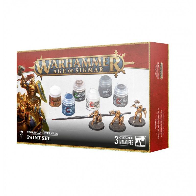 Warhammer Age of Sigmar Set peinture Stormcast Eternals Éternels de l'Orage