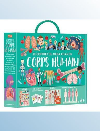 LE COFFRET DU MEGA ATLAS DU CORPS HUMAIN - CERATO/FABRIS