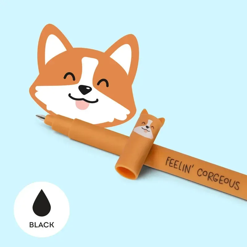 STYLO A ENCRE GEL EFFACABLE - CORGI
