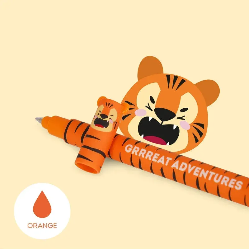 STYLO A ENCRE GEL EFFACABLE - TIGRE