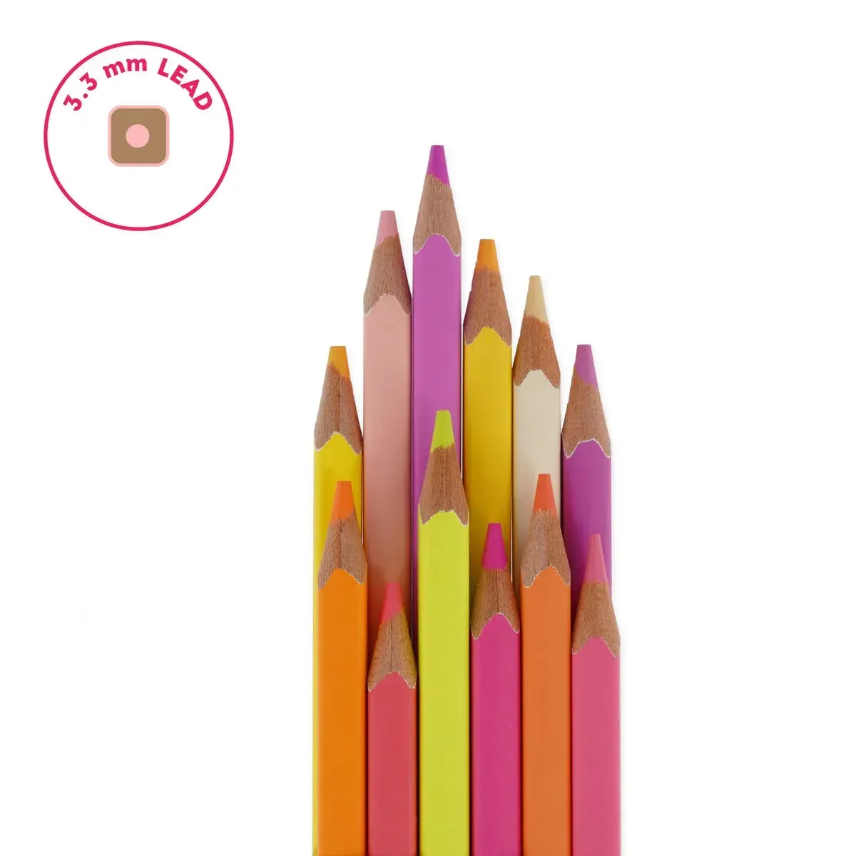 SET DE 12 CRAYONS DE COULEUR - SUNSET PALETTE