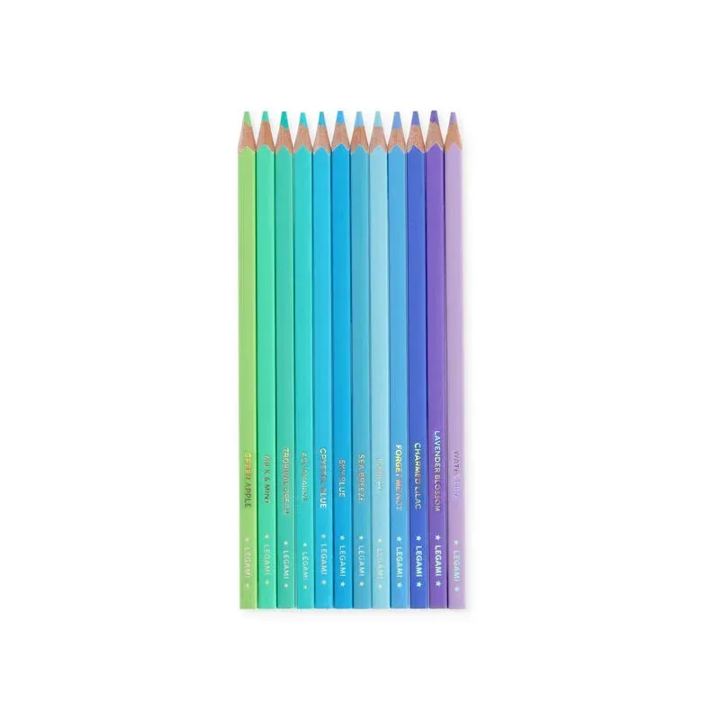 SET DE 12 CRAYONS DE COULEUR - OCEAN PALETTE
