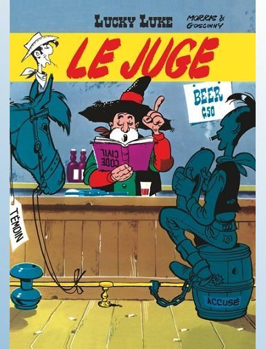 LUCKY LUKE - TOME 13 - LE JUGE - MORRIS/GOSCINNY
