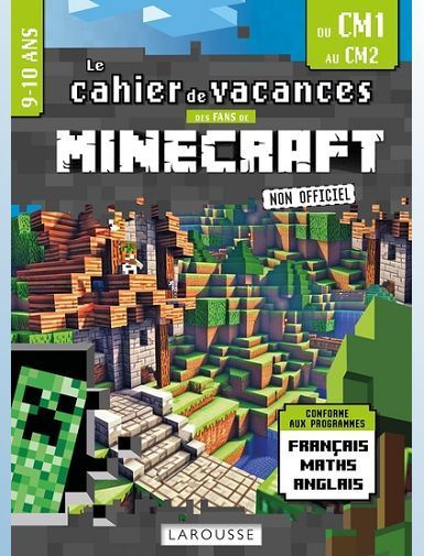 FANS DE MINECRAFT &CO - CAHIER DE VACANCES DU CM1 AU CM2 -