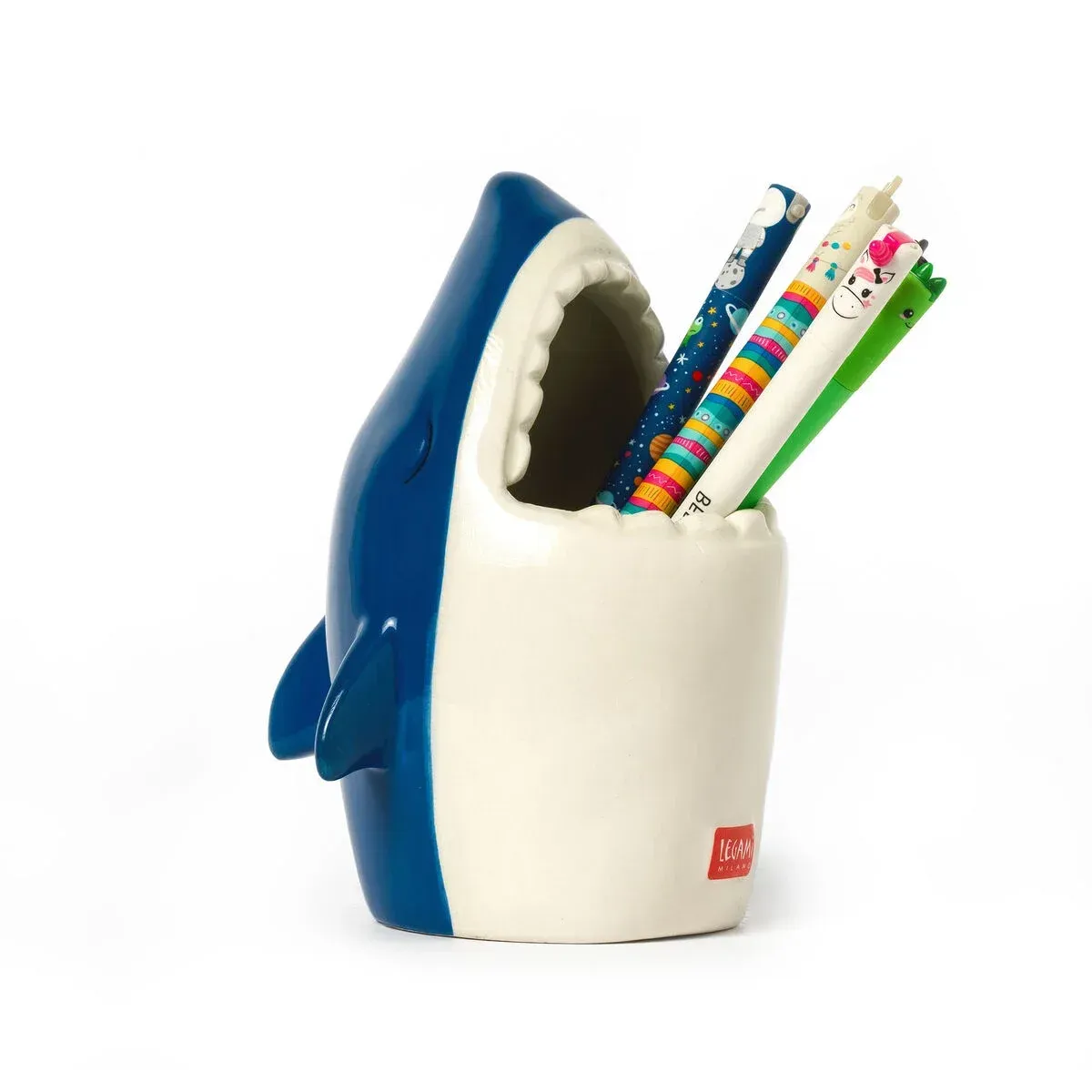 POT A CRAYONS EN CERAMIQUE - SHARK