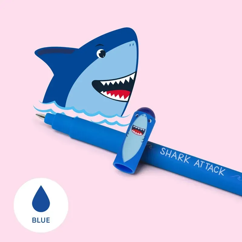 STYLO A ENCRE GEL EFFACABLE - SHARK