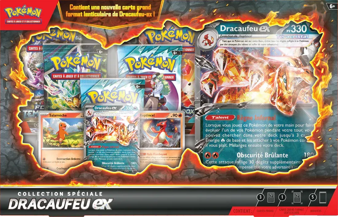 POKEMON - COLLECTION SPECIALE DRACAUFEU EX
