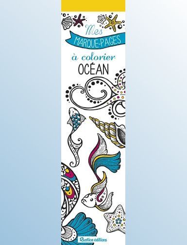 MES MARQUE-PAGES A COLORIER OCEAN-ZOTTINO MARICA