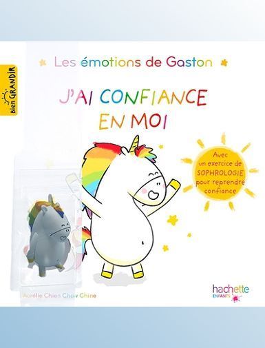 GASTON - J'AI CONFIANCE EN MOI AVEC FIGURINE-CHIEN CHOW CHINE A.