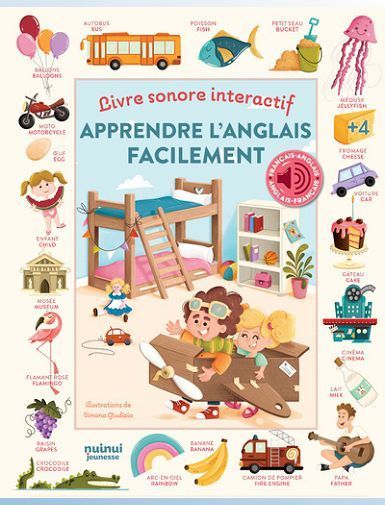 APPRENDRE L'ANGLAIS FACILEMENT - LIVRE SONORE INTERACTIF - GIUDIZIO SIMONA