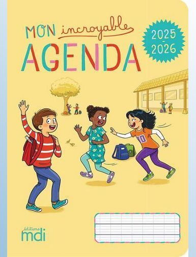 MON INCROYABLE AGENDA 2025-2026 - SAISON/CHAUVIN
