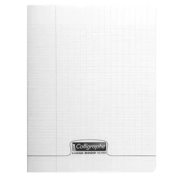 CAHIER POLYPRO, PIQUE 24X32CM 96P SEYES 90G INCOLORE GRANDS CARREAUX
