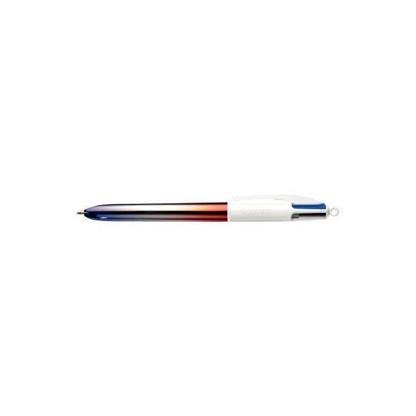 Stylo bille BIC 4 couleurs Gradient pointe moyenne retractable