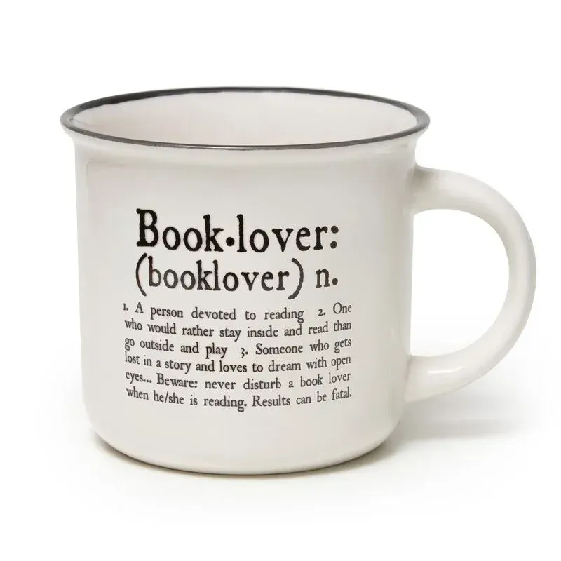 TASSE EN PORCELAINE CUP-PUCCINO - BOOK LOVER