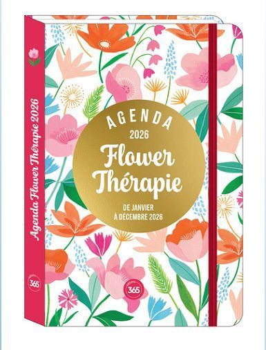 AGENDA FLOWER THERAPIE POCKET, JANV.-DEC. 2026, 12 MOIS