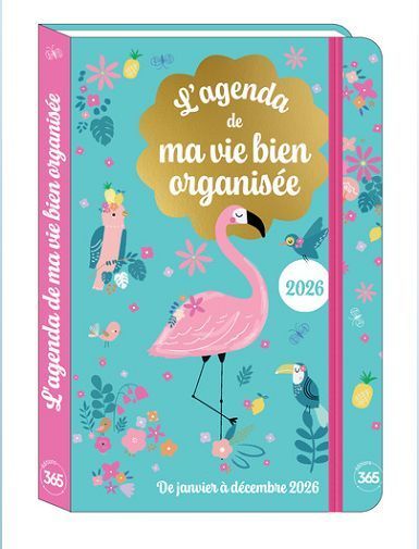 AGENDA POCKET MA VIE BIEN ORGANISEE 2026 12 MOIS - SIX YOLANDE