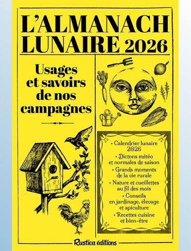 ALMANACH LUNAIRE DES USAGES ET SAVOIRS DE NOS CAMPAGNES 2026 - VIARD MICHEL