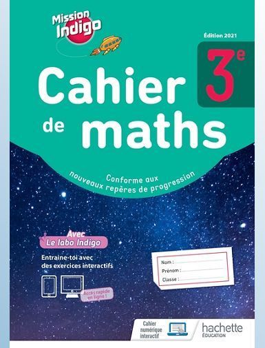 MISSION INDIGO 3E - CAHIER D'ACTIVITES - ED. 2021 - BARNET/VILLATTES