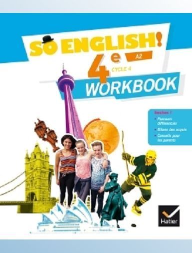 SO ENGLISH! - ANGLAIS 4E ED. 2017 - WORKBOOK - LEDRU-GERMAIN/DAGOIS