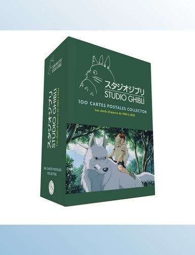 STUDIO GHIBLI, LES CHEFS-D'OEUVRE DE 1984 A 2023 : COFFRET DE 100 CARTES POSTALES -  SORTIE LE 19/092025