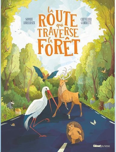 LA ROUTE QUI TRAVERSE LA FORET - ADRIANSEN