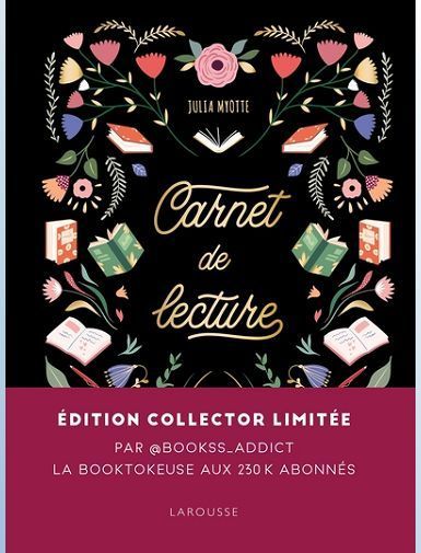 CARNET DE LECTURE - COLLECTOR - MYOTTE JULIA