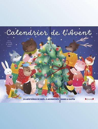 CALENDRIER DE L'AVENT - 24 HISTOIRES DE NOEL A ACCROCHER DANS LE SAPIN - KALICKY/VIDELO