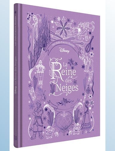 LA REINE DES NEIGES - LES CHEFS-D'OEUVRE ILLUSTRES DISNEY