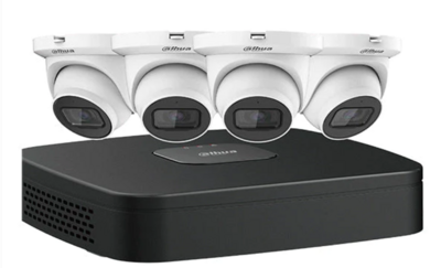 2 megapixel - 4 Camera System with DVR - Installation Included - Audio & Video
