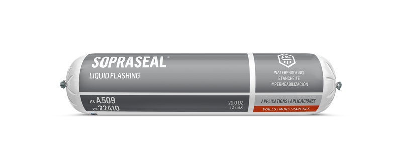 Soprema SopraSeal Liquid Window and Door Flashing 20 oz sausage front view | RGS