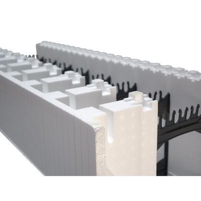 Amvic ICF R22 6 inch brickledge block for concrete forms and exterior veneer support | RGS"