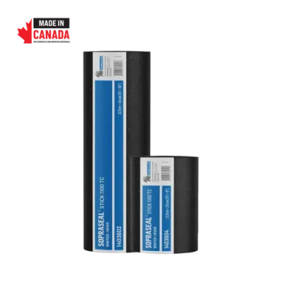 Soprema Sopraseal Stick 1100T Winter Grade 36 inch wide self adhered air barrier membrane roll front view | RGS