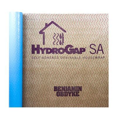 HydroGap SA drainable house wrap self adhered weather resistant barrier roll | RGS