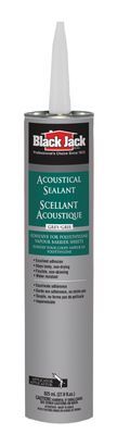 Black Jack acoustical joint sealant in grey 825ml tube for soundproofing and vapor barrier sealing | RGS
