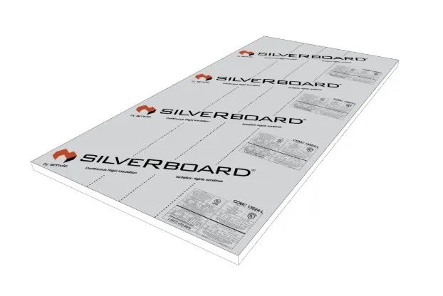 Silverboard XS 35 PSI Perforated Rigid Insulation - 1" x 4' x 9' - R5